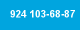 924 103-68-87